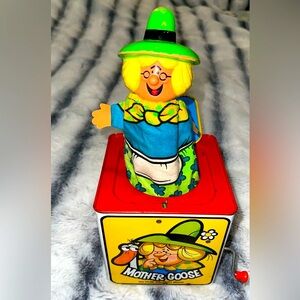 Vintage 1971 Mattel Mother Goose in the Music Box~Jack in the Box working!